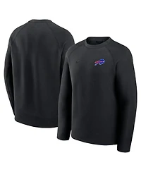 Nike Men's Black Buffalo Bills Tech Fleece Raglan Sweatshirt