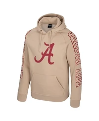 Colosseum Men's Tan Alabama Crimson Tide Big Break Raglan Hoodie