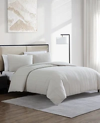 Vera Wang Woven Tucks Jacquard 3-Pc. Comforter Set, King