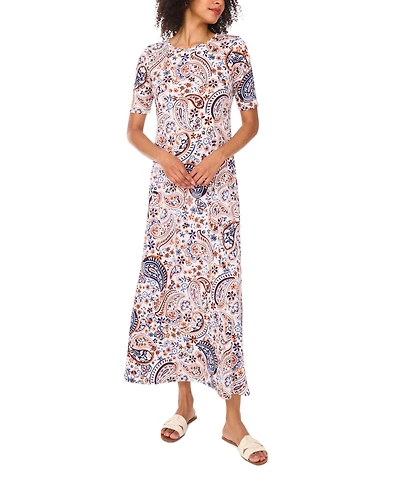 Vince Camuto Women's Crew Neck Maxi Dress