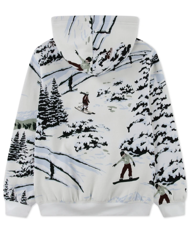 Jordan Boys 8-20 Brooklyn Holiday Printed Long-Sleeve Hoodie