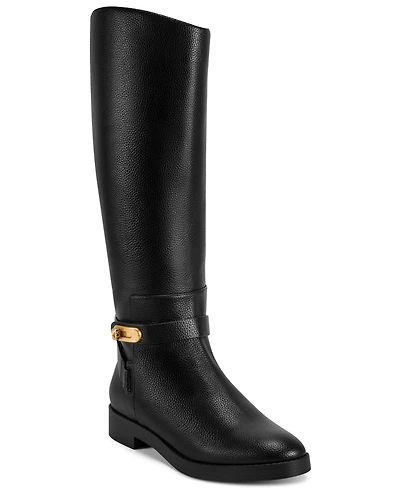 Donna Karan New York Women's Block Heel Thompson Riding Boots
