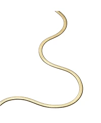 Ana Luisa Ina Herringbone 14K Gold-Plated Chain Necklace