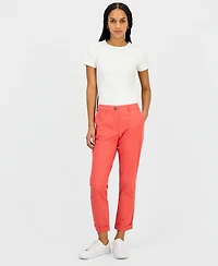 Nautica Jeans Women's Montauk Mid-Rise Chino Pants
