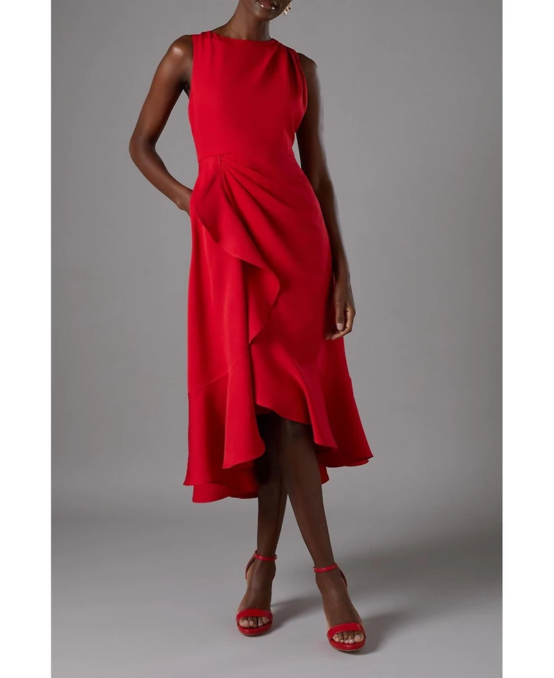 Coast Women's Waterfall Crepe Midi Dress