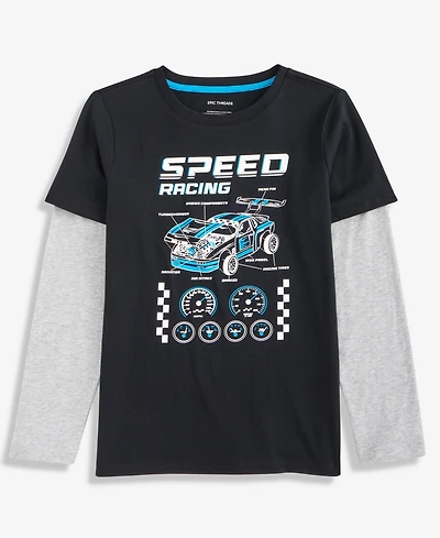 Epic Threads Boys 5-20 Speed Racing Layered-Look T-Shirt, Macy's Exclusive