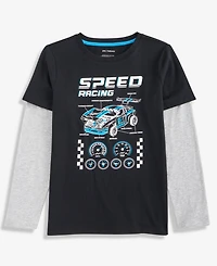 Epic Threads Boys 5-20 Speed Racing Layered-Look T-Shirt, Macy's Exclusive