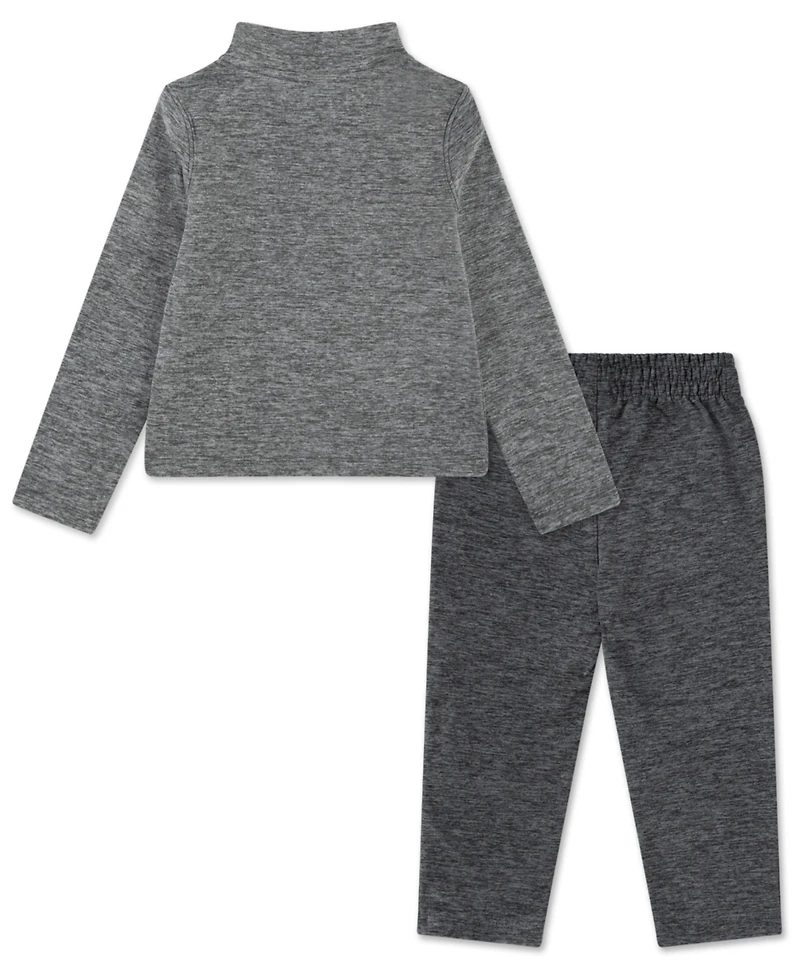 Nike Boys Toddler 2T-4T 2-Piece Quarter-Zip Sunset T-Shirt and Pants Set