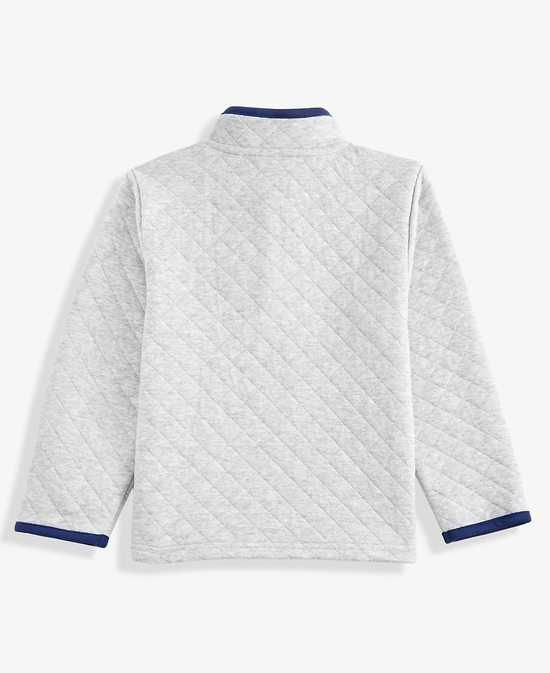Epic Threads Boys Toddler 2T-4T Quilted Quarter-Zip Jacket, Macy's Exclusive