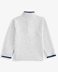 Epic Threads Boys Toddler 2T-4T Quilted Quarter-Zip Jacket, Macy's Exclusive