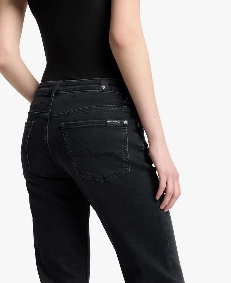 7 For All Mankind Women's Calie Straight Leg Ankle Jeans