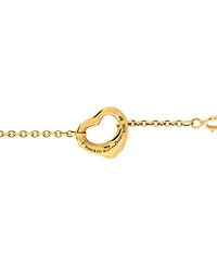 Pre-Owned Tiffany & Co. Elsa Peretti Open Heart 5 Charm Bracelet