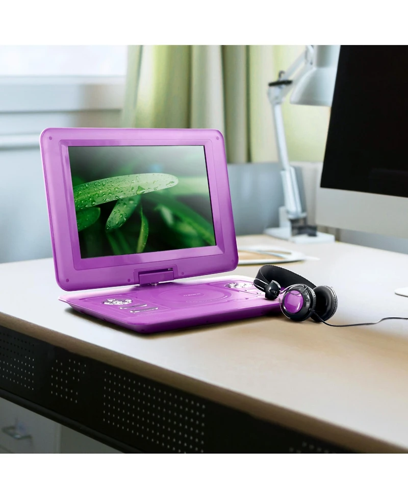 Trexonic 15 Inch Portable Dvd Player with Swivel Tft-lcd Screen and Usb,Sd,Av,Hdmi Inputs