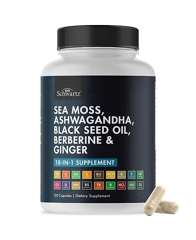 BioSchwartz Sea Moss Capsules, 120ct