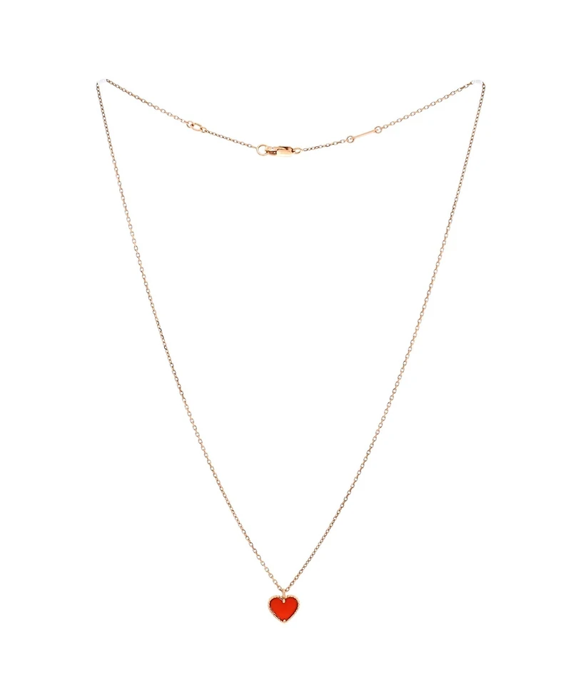 Pre-Owned Van Cleef & Arpels Sweet Alhambra Heart Pendant Necklace