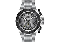 Invicta Men's 48201 Subaqua Quartz Chronograph Silver, Black Dial Watch