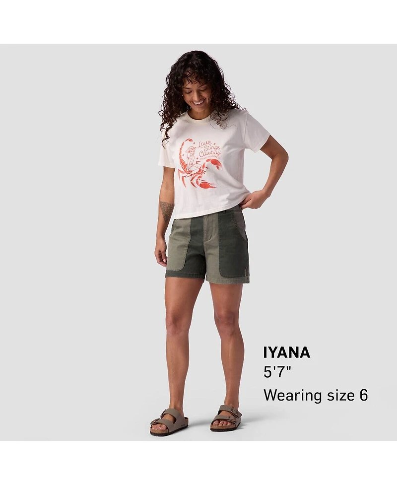 Backcountry Women's Venture Patch Short Casual Shorts