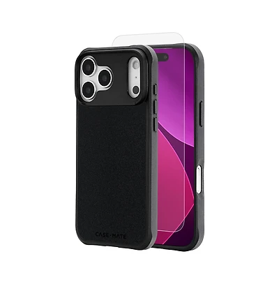 Case-Mate Protection Pack Tough MagSafe Case and Glass Screen Protector for Apple iPhone 17 Pro Max