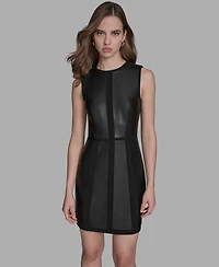 Bcbg Women's Archive Patchwork A-Line Dress