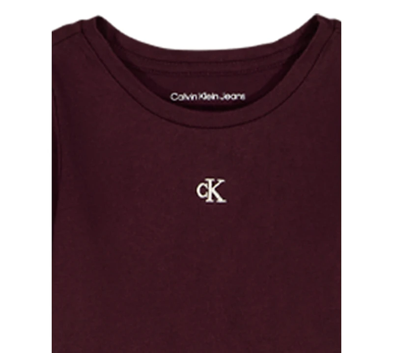 Calvin Klein Baby Girls 3-Piece Crewneck Top, Vest and Leggings Set