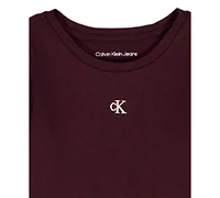 Calvin Klein Baby Girls 3-Piece Crewneck Top, Vest and Leggings Set
