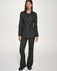 Dkny Women's Double Breasted Long Sleeve Blazer
