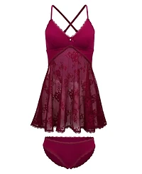 Adore Me Plus Marien Babydoll & Bikini Set