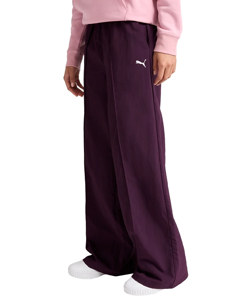 Puma Women's Essential Woven Pin Drawcord Tuck Pants