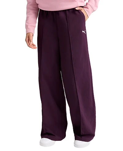 Puma Women's Essential Woven Pin Drawcord Tuck Pants