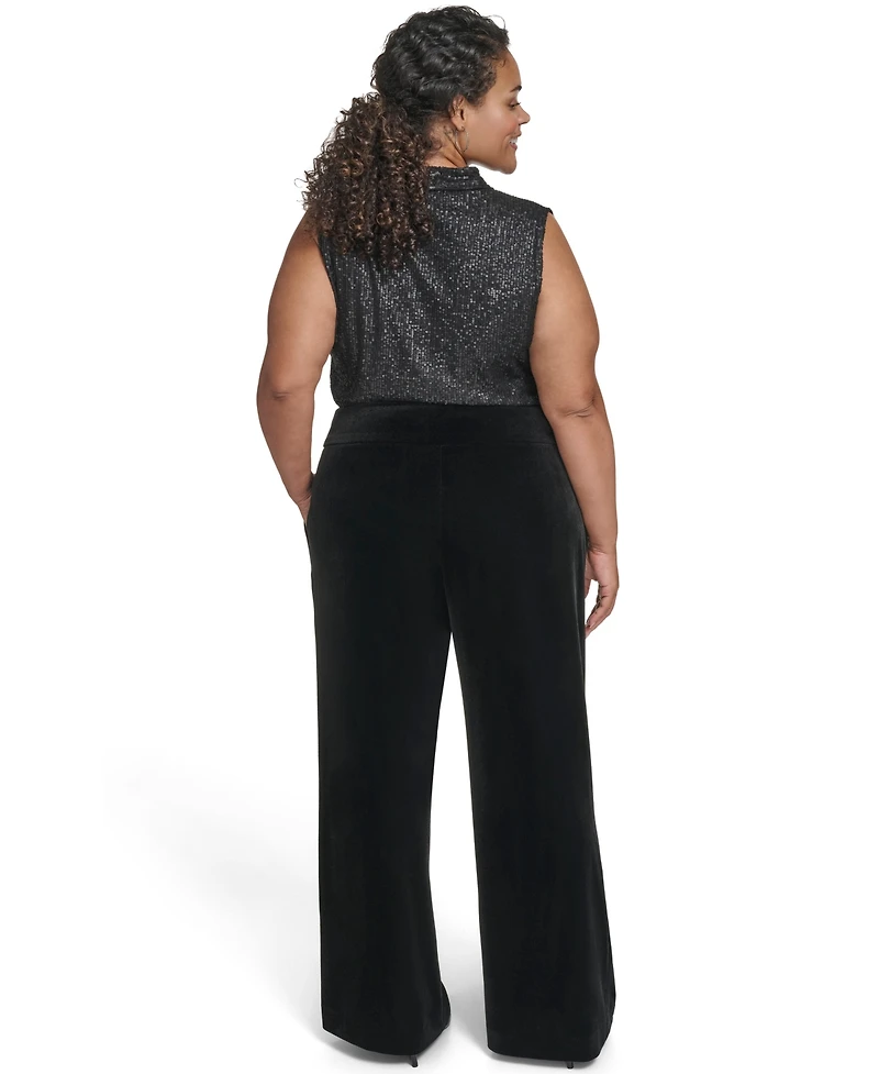 Calvin Klein Plus Wide Leg Pants