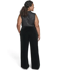 Calvin Klein Plus Wide Leg Pants