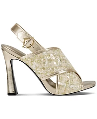 Karl Lagerfeld Paris Colbie X band Sequin Sandals