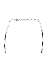 American West Jewelry Sterling Silver Rhodonite Beaded Squash Blossom Necklace, 16 to 19 Inches