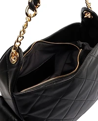 Arezzo Diana Large Leather Shoulder Bag
