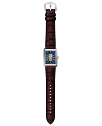 Fossil Men's Carraway Automatic Brown Croco Leather Watch, 30mm