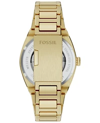 Fossil Men's Everett Automatic Gold-Tone Stainless Steel Watch, 42mm
