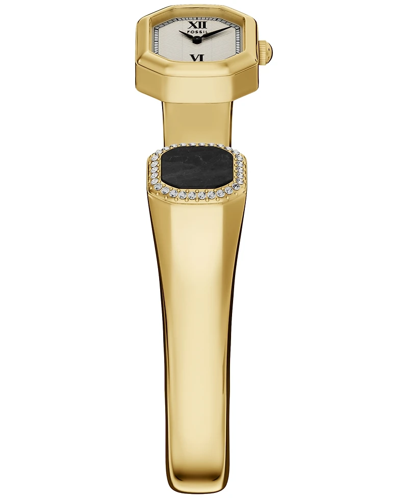 Fossil Women's Harlow Two-Hand Gold-Tone Stainless Steel Watch, 16mm