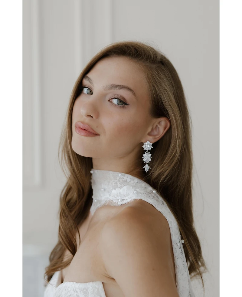 Untamed Petals Keepsake Crystal Drop Earrings