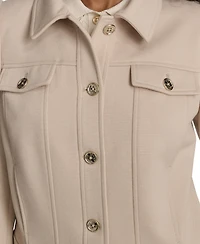Tommy Hilfiger Women's Point Collar Trucker Jacket