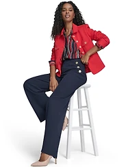 Tommy Hilfiger Women's Military Style Button Front Twill Jacket