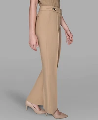 Karl Lagerfeld Paris Women's Wide-Leg Ankle Pants