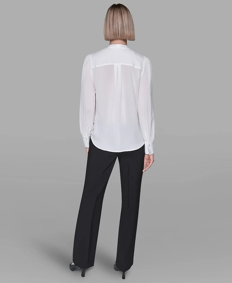 Karl Lagerfeld Paris Women's Long-Sleeve Top