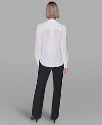 Karl Lagerfeld Paris Women's Long-Sleeve Top