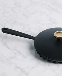 Fireup Cookware Rapid Heat Enameled Cast Iron 10" Frying Pan with Lid