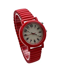 Olivia Pratt Stretch Band Easy Read Nurse Watch with Second Hand Women Watch