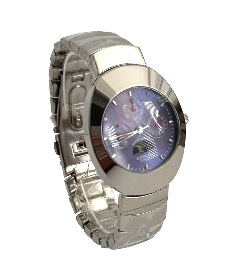 Olivia Pratt Elegant Thin Links Metallic Women Watch