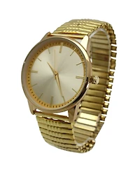 Olivia Pratt Gold Retro Everyday Stretch Women Watch