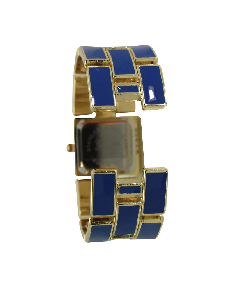 Olivia PrattGold Details Bangle Bracelet Watch