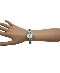 Silver Elegant Classy Roman Numerals and Details Women Watch