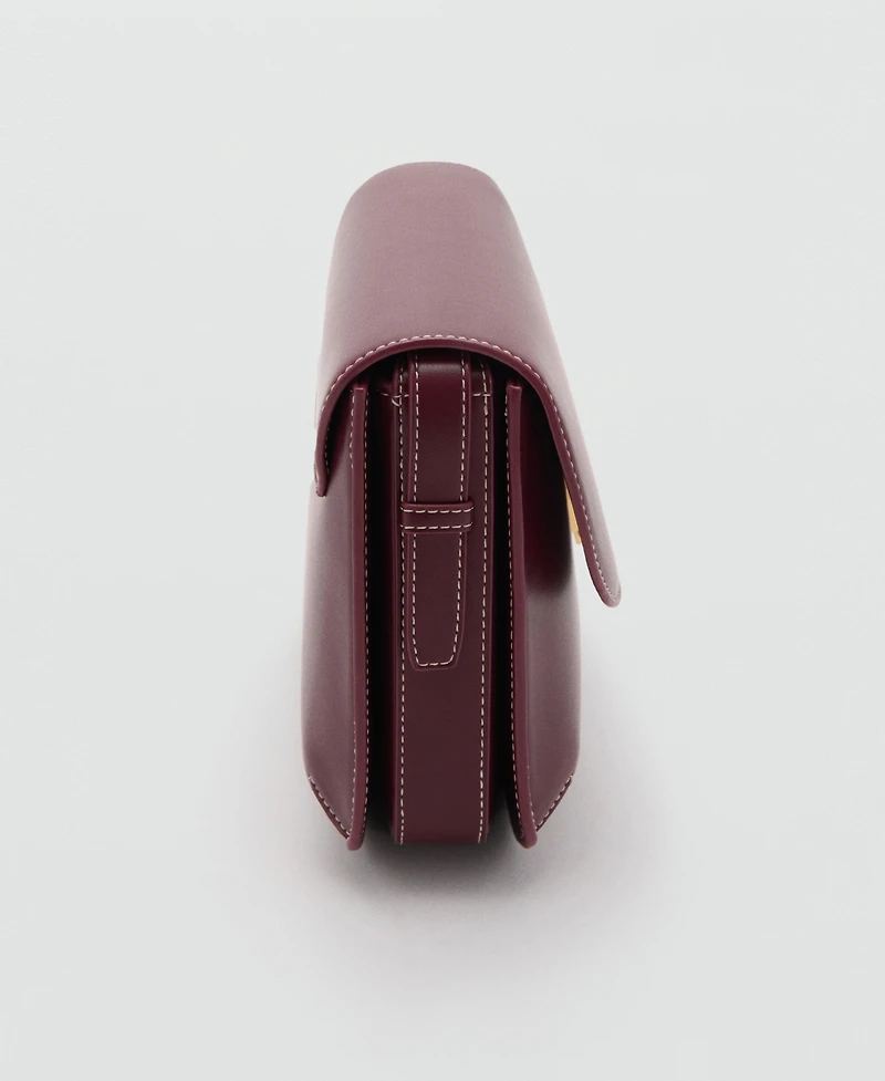 Mango Women's Flap Crossbody Bag